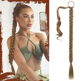 sofeiyan-dlugi-warkocz-do-kucyka-z-gumka-prosty-elegancki-blond-30-cali