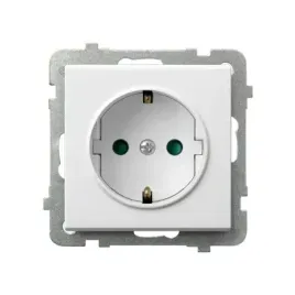 ospel-sonata-gniazdo-pojedyncze-z-uziemieniem-schuko-bialy-gp-1rsp-m-00