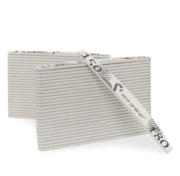 Pilnik do Paznokci Łódka Półksiężyc 150/180 Standard 50 szt Aba Group