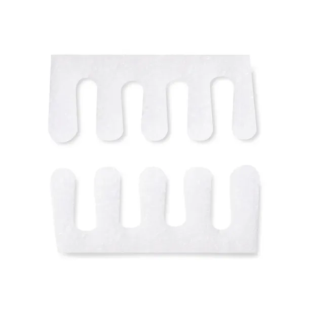 Separatory Piankowe do Pedicure Stopy Białe 20 par (40 sztuk)
