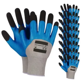 10x-rekawice-rekawiczki-robocze-pianka-foam-mocne-duoair-wodoodporne-roz-10