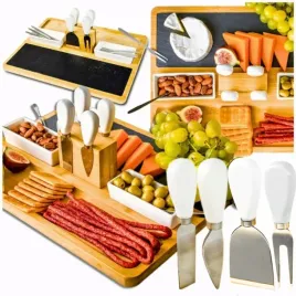 bambusowa-deska-do-wedlin-serow-i-przekasek-zestaw-nozy-widelce-prezent
