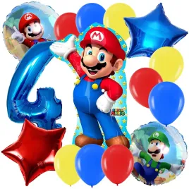 zestaw-balony-super-mario-luigi-balon-cyfra-4-cztery-lata-czwarte-urodziny