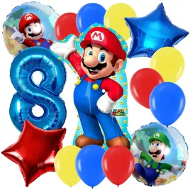 zestaw-balony-super-mario-luigi-balon-cyfra-8-osiem-lat-osme-urodziny