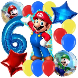 zestaw-balony-super-mario-luigi-balon-cyfra-6-szesc-lat-szoste-urodziny