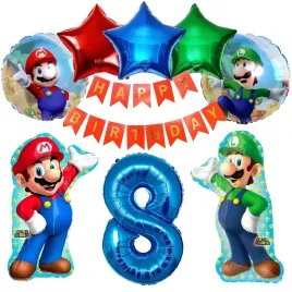 zestaw-balony-foliowe-super-mario-luigi-balon-8-lat-na-osme-urodziny
