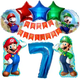 zestaw-balony-foliowe-super-mario-luigi-balon-7-lat-na-siodme-urodziny