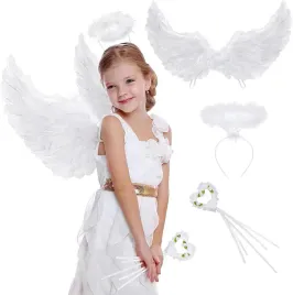 stroj-aniolka-aniolek-jaselka-skrzydla-aureola-bialy-piora-zestaw-aniol