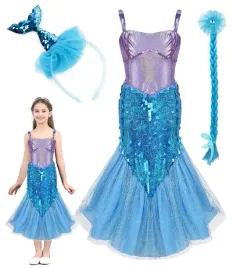 stroj-syrenka-arielka-sukienka-opaska-l-134-140