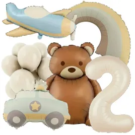 zestaw-balonow-na-urodziny-mis-cyfra-2-lata-misio-autko-samolot-pastel-boho