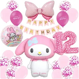 zestaw-balonow-kuromi-sanrio-my-melody-balon-cyfra-12-lat-balony-urodzinowe
