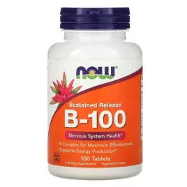 witamina-b-kompleks-now-foods-vitamin-b-100-sustained-release-100tab