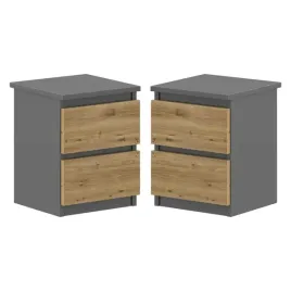 szafka-nocna-stolik-nocny-do-sypialni-2-szuflady-zestaw-grafit-dab-wotan