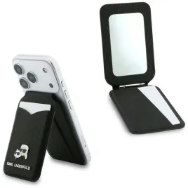 portfel-z-lusterkiem-karl-lagerfeld-stand-mirror-magsafe-czarny