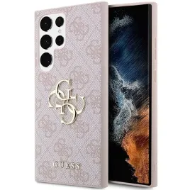 guess-guhcs23l4gmgpi-s23-ultra-s918-rozowy-pink-hardcase-4g-big-metal-logo