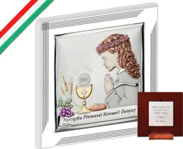 srebrny-obraz-dziewczynka-chrzest-komunie-17x17cm-w-ramce-na-prezent