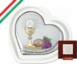 srebrny-barwiony-obraz-115x10cm-chrzest-komunia-z-drewniana-ramka-prezent