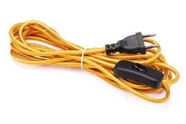 przewod-w-oplocie-kabel-z-wtyczka-3m-zloty