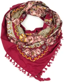 chusta-ludowa-wariacja-bordowy-or-kwiecista-folk-z-fredzlami-sz13024