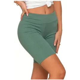 legginsy-damskie-w-prazek-wysoki-stan-kolarki-zielone-l-xl