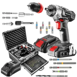 graphite-zestaw-wiertarko-wkretarka-2x2ah-18v-10mm-uchwyt-109el-walizka