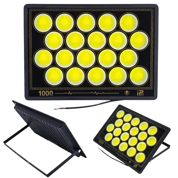 HALOGEN LED NAŚWIETLACZ LAMPA 1000W REFLEKTOR ZEWNĘTRZNY IP66 PREMIUM 6500K