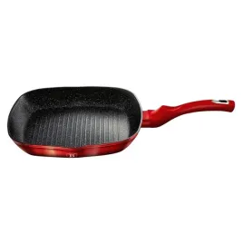 patelnia-granitowa-grillowa-28cm-berlinger-haus-red-metallic-line-bh-1271-l