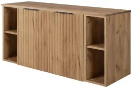 zestaw-wiszaca-szafka-lazienkowa-pod-umywalke-120-cm-z-regalami-dab-2d
