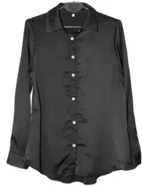 czarna-satynowa-koszula-guziki-elegancka-kolnierzyk-s-36