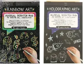 magiczne-bloki-wydrapywanka-zdrapka-holo-rainbow-art-2-bloki-zestaw