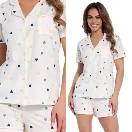 pizama-damska-cornette-love-346-l-40-ecru