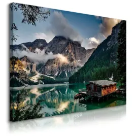 obraz-na-plotnie-do-salonu-krajobraz-jezioro-lago-di-braies-gory-3d-100x70