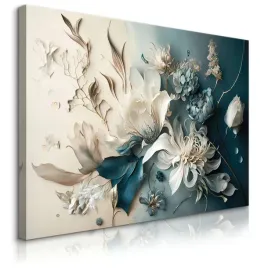 obraz-scienny-do-salonu-sypialni-abstrakcyjne-kwiaty-3d-styl-glamour-120x80