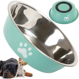 miska-dla-psa-kota-metalowa-antyposlizgowa-miseczka-lapka-guma-lapki-400ml