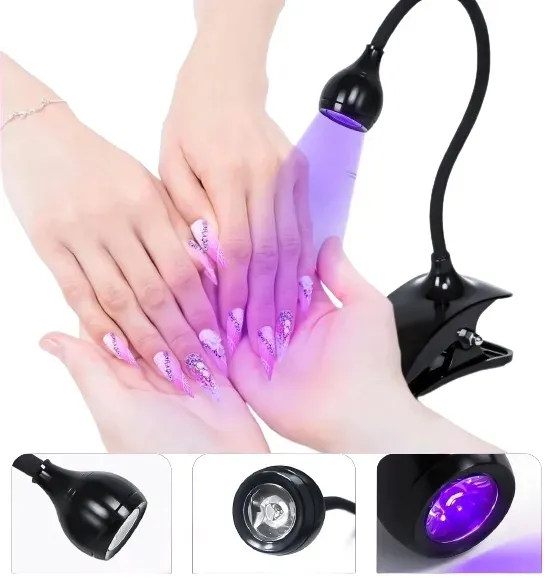 MAŁA LAMPA LATARKA UV LED DO PAZNOKCI ŻELE HYBRYDY SUSZARKA UTWARDZAJĄCA