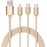 kabel-3w1-micro-usb-usb-c-iphone-nylon-szybki-stan-nowy