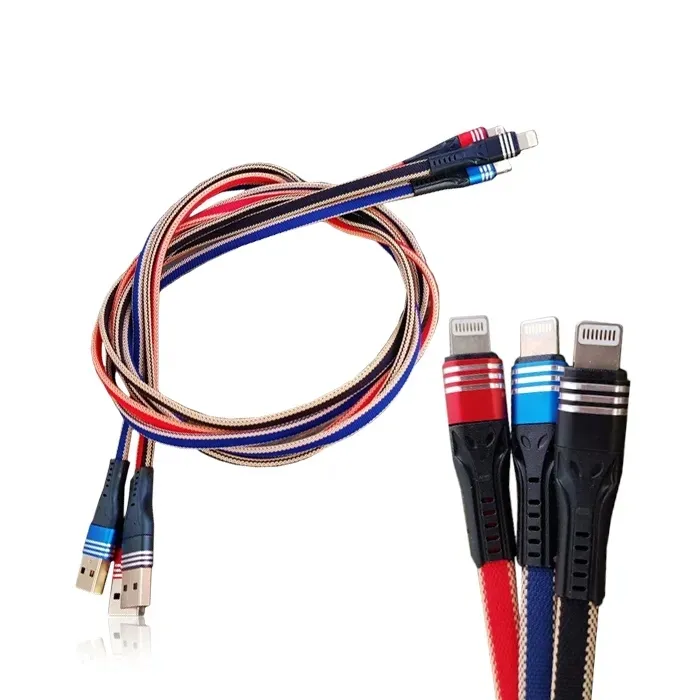 kabel-iphone-plaski-nylon-ladowarka-do-iphona-stan-nowy