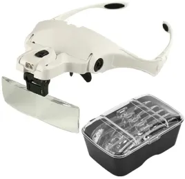 okulary-powiekszajace-lupa-naglowna-wymienne-soczewki-led-czolowa