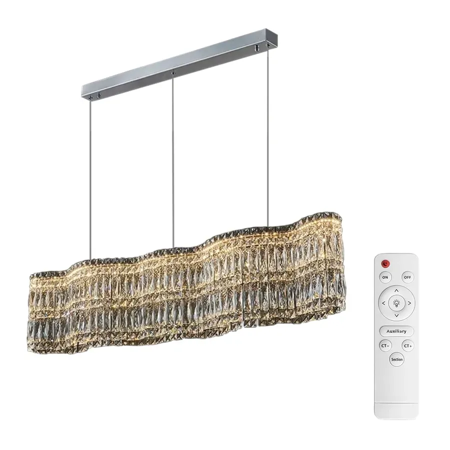 lampa-wiszaca-ringi-nad-stol-krysztalowa-chrom-100cm-45w-pilot-darmat-light