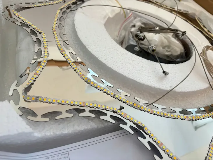 lampa-wiszaca-ringi-krysztalowa-chrom-60cm-69w-pilot-darmat-light-stan-nowy-kolor-srebrny