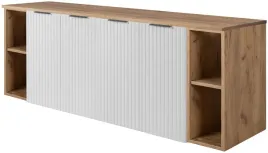 zestaw-biala-szafka-lazienkowa-pod-umywalke-160-cm-z-regalami-dab-craft-4d