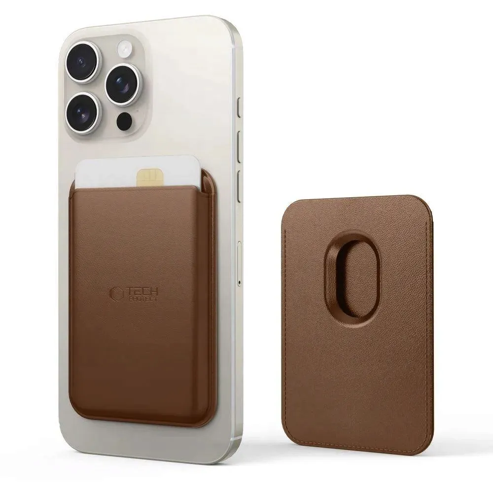 etui-tech-protect-magwallet-do-magsafe-brazowe-stan-nowy