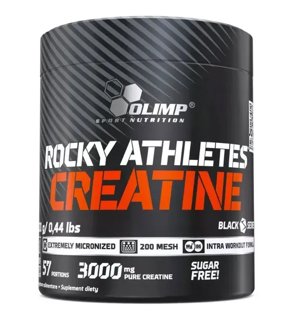 Olimp Rocky Athletes Creatine 200g Naturalny Kreatyna Monohydrat Kreatyny