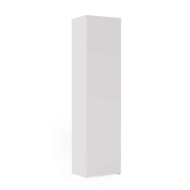 Regał LONI słupek pełny szafa jednodrzwiowa z półkami 160x40cm Biały