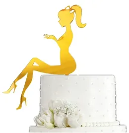 topper-kobieta-na-tort-zloty-urodzinowy