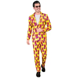 garnitur-meski-zolty-hawaje-ananas-karnawal-zabawa-s