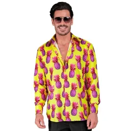 koszula-meska-zolta-ananas-ananasy-hawajska-przebranie-l-xl