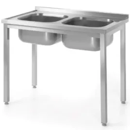 stol-z-dwoma-zlewami-hendi-gastronomiczny-100x70-stal-nierdzewna