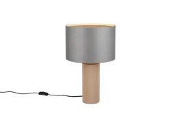 lampa-stolowa-ozdobna-canio-o30cm-e27-40w-szaro-brazowa-trio