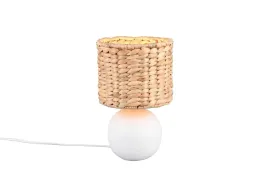 lampa-stolowa-29-cm-ceramiczna-biala-klosz-trawa-morska-vina-trio